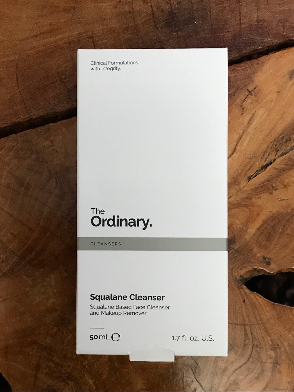 The Ordinary Squalane Cleanser - White and Gray Packaging